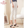 乔万尼夏季新款哈伦裤女时尚气质简约百搭白色休闲裤直筒裤ES1F013 商品缩略图1