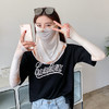 （五一出游必备——护颈防晒口罩+冰袖）女神泫雅风冰丝小雏菊系列一体防晒WY 商品缩略图9