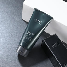 现货▲专为男士定制！AHC男士洗面奶 深层洁净黑头螨虫祛痘 180ML