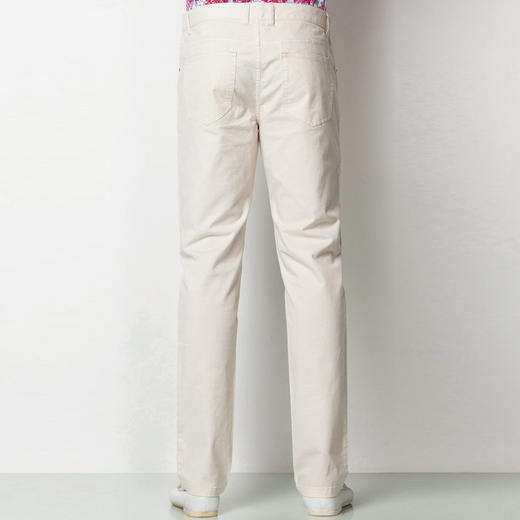 Marco Azzali 米白色休闲裤 P3705300 商品图2