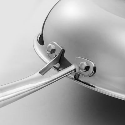 德国戴德不锈钢平底锅炒锅无油烟麦饭石不粘锅煎锅 商品图3