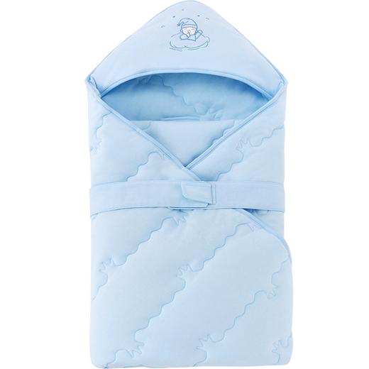 英氏婴儿纯棉抱被新生儿夹棉抱毯小被子10096602 10096628 商品图1