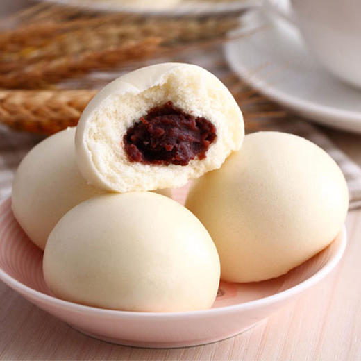 km三全豆沙包360g