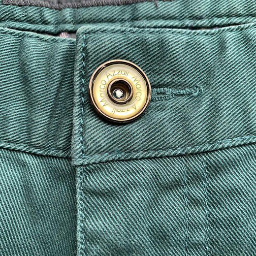 Marco Azzali 墨绿色五袋款休闲长裤 P3524700 商品图2