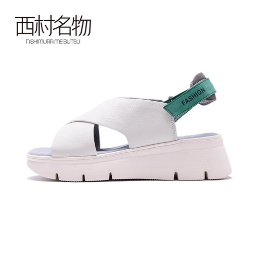西村名物春夏新品厚底坡跟超轻凉鞋X20BG22991 商品图2