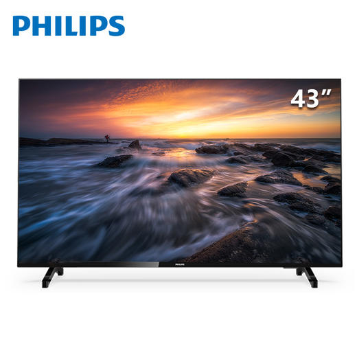 飞利浦彩电 43pff6365/t3 43英寸 全面屏智能语音全高清平板液晶电视