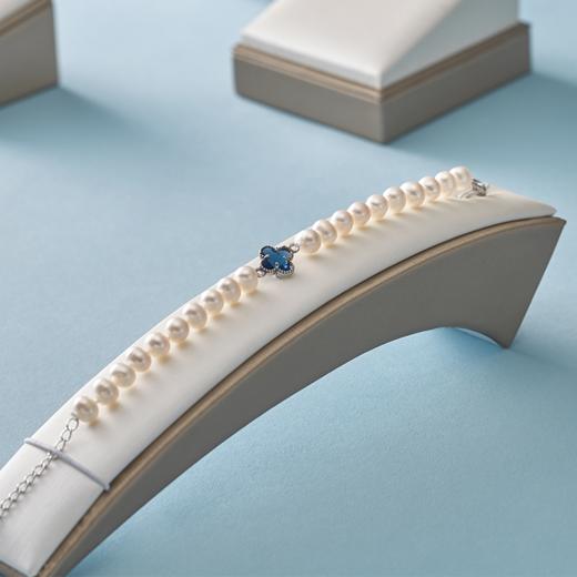 法国奥利维拉百年品牌 天然淡水珍珠q11 五件组合套装 胸针,吊坠,耳钉