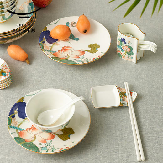 永丰源 幸福礼31头陶瓷中餐具套装 商品图1