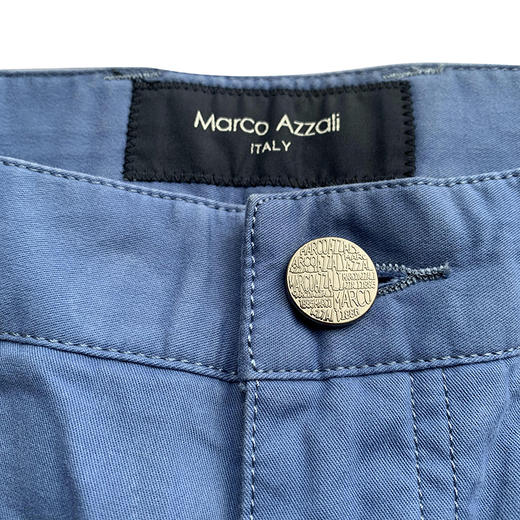 Marco Azzali 浅蓝色五袋款休闲长裤 P3523600 商品图3