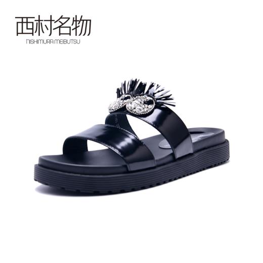 西村名物夏季潮流时尚凉鞋拖鞋可爱X20BJ22971 商品图3