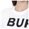 【一】BURBERRY 巴宝莉 女士 Horseferry 印花棉质宽松圆领短袖T恤 白色 8017103 A1464 商品缩略图2