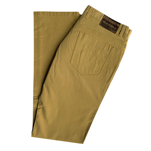 Marco Azzali 黄色五袋款休闲长裤 P3523800 商品图2