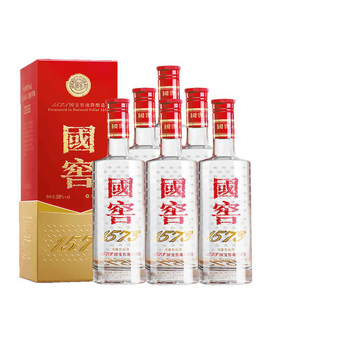 【泸州老窖形象店】38度国窖1573经典装  500ml*6 整箱 浓香型白酒 商品图3