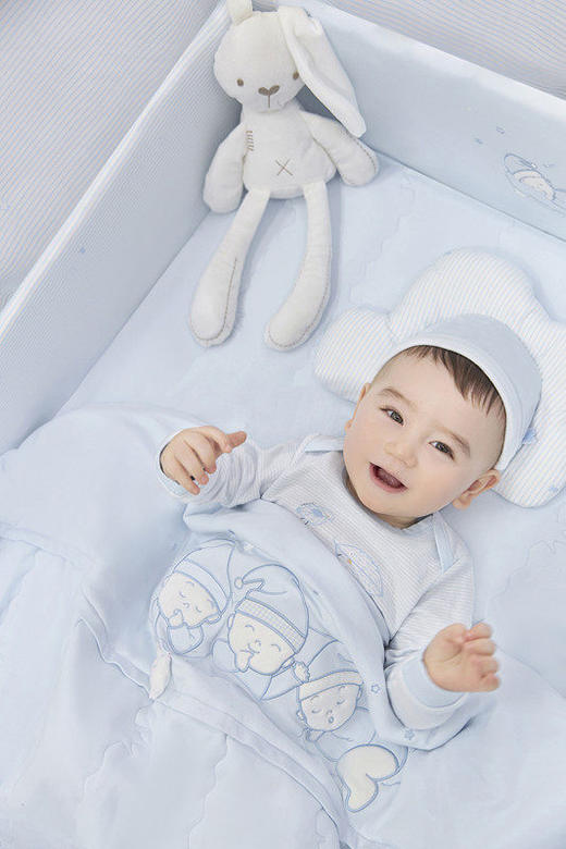 英氏婴儿床品男女宝宝纯棉可拆洗床围2片装10096625 10096651 商品图1