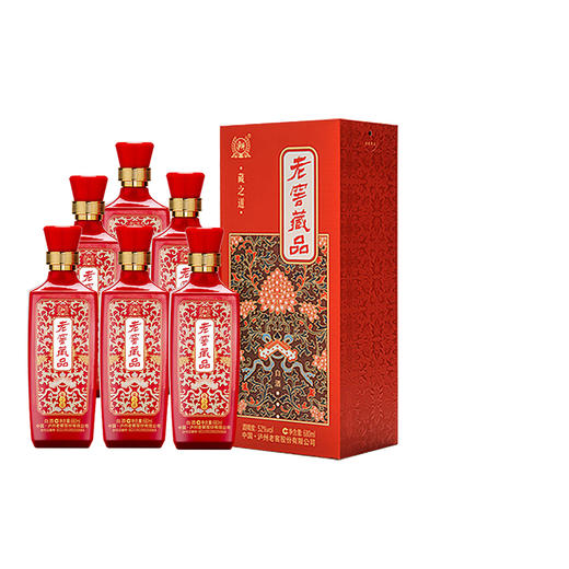 【会员日5折】52度老窖藏品 藏之道 680ml*6   泸州老窖官方旗舰店（内含礼品袋） 商品图0