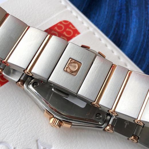 欧米伽/OMEGA 星座系列石英女表  。机芯采用原装机芯同产地瑞士原装石英机芯 镜面采用德国进口蓝宝石高强度防刮花玻璃   纯天然贝母表盘。 商品图7