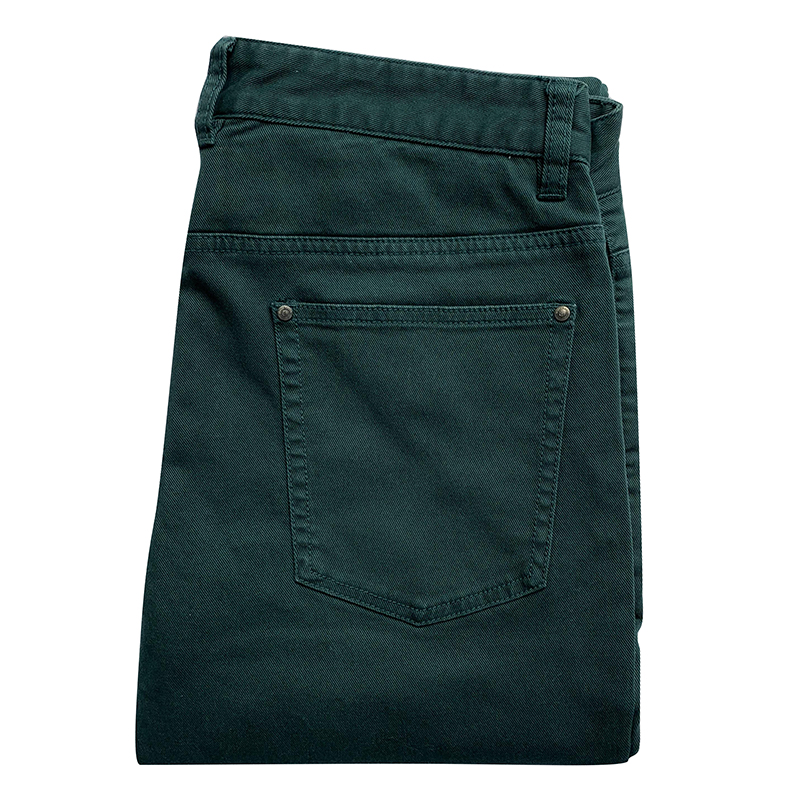 Marco Azzali 墨绿色五袋款休闲长裤 P3524700