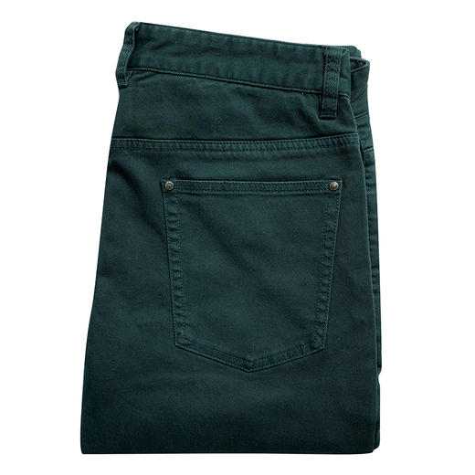 Marco Azzali 墨绿色五袋款休闲长裤 P3524700 商品图0