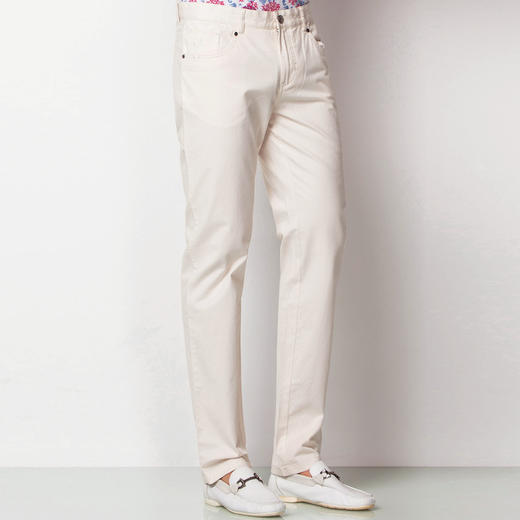 Marco Azzali 米白色休闲裤 P3705300 商品图0