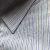 Marco Azzali 灰底蓝细条进口面料长袖衬衫 C3321600 商品缩略图1