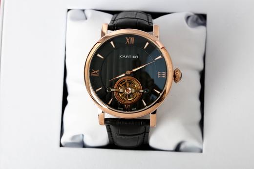 卡地亚-Cartier优雅男士腕表 全自动机械机芯，316精钢表壳，矿物质水晶镜面 进口小牛皮皮带 商品图1