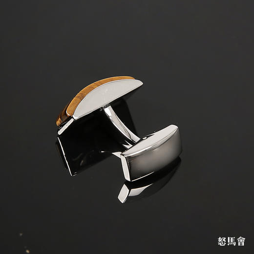 长形虎石袖扣 商品图3