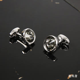 香槟色施华洛世奇水晶袖扣