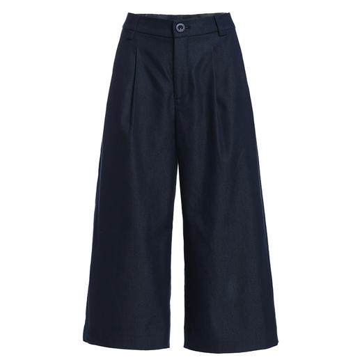 乔万尼春夏新款阔腿裤高腰直筒显瘦百搭休闲宽松七分裤女ES2F161 商品图4