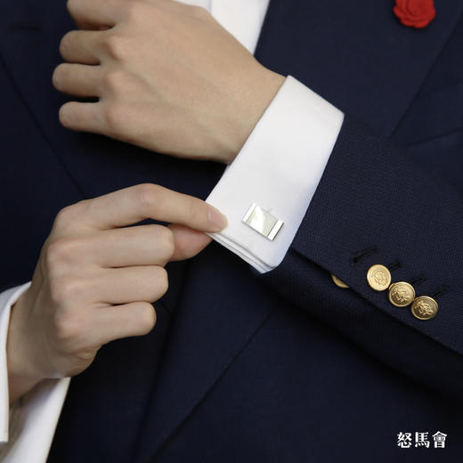 长形天然深海贝母袖扣 商品图5