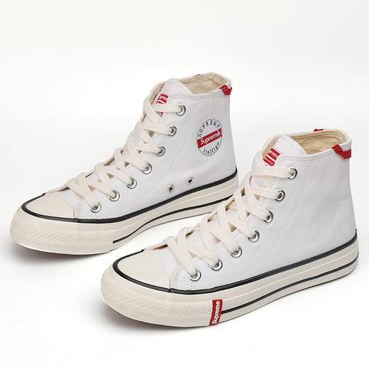 1折抢!女款supreme高帮帆布鞋 质量非常好! 20201012