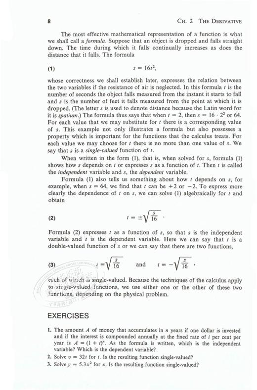 【中商原版】莫里斯·克莱因：微积分（第二版）英文原版 Calculus: An Intuitive and Physical Approach (Second Edition) 数学 商品图6