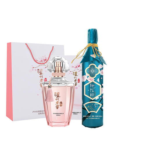 【泸州老窖酒名堂】12度 泸州老窖桃花果酒2018版（青） 500ml + 泸州老窖顽味定制香水 30ml 商品图0