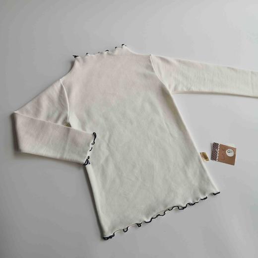 【迎开放日 腾坑位】厚棉 T 半高领打底衫 女童的打底衫 单穿 配裙装 提前备 全棉T恤 商品图1