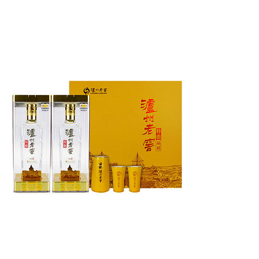 【泸州老窖酒名堂】特曲晶彩礼盒 52度500ml*2（组套） 商品图0