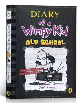 英文原版小屁孩日记系列:Diary of a Wimpy Kid #10 Old School 英文版儿童课外读物 励志成长 校园幽默漫画小说 章节桥梁进口童书