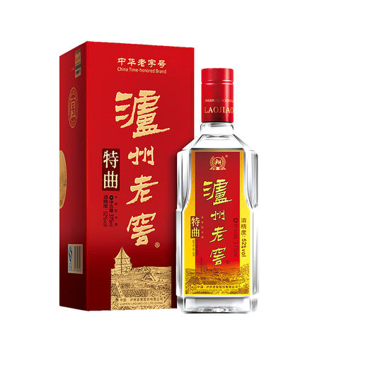52度泸州老窖 中华老字号特曲  375ml 单瓶 浓香型白酒    泸州老窖官方旗舰店 商品图0