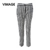 VIMAGE纬漫纪条纹九分直筒裤V505031长裤 商品缩略图5