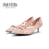 西村名物仙女风网纱尖头高跟鞋X20AE10261 商品缩略图1