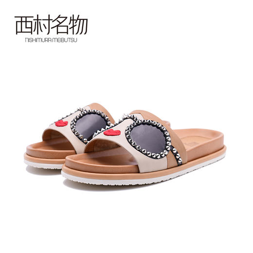 西村名物2020年春季女款钻扣系列凉拖X20BJ23081 商品图2