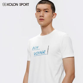 韩国Kolonsport棉麻男款短袖T恤 超舒服面料