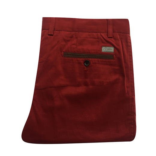Marco Azzali 红色棉氨休闲裤 P3119900 商品图1