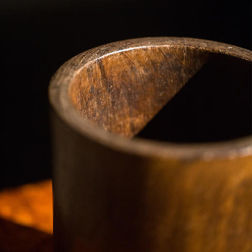 清早期 黄花梨素工香筒 商品图2