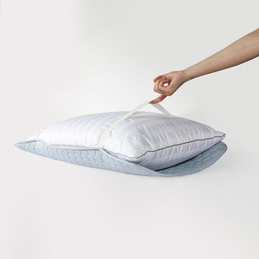 一触即凉纳米凉感冰丝可水洗乳胶凉席三件套 商品图4