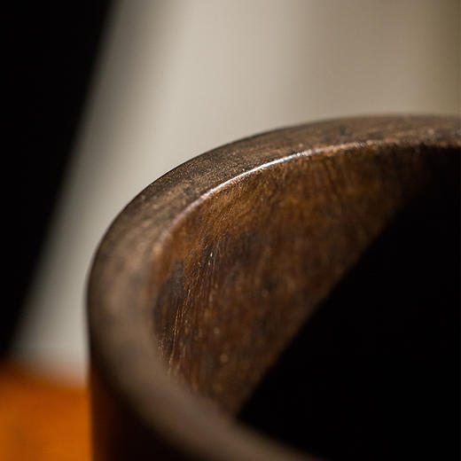 清早期 黄花梨素工香筒 商品图3