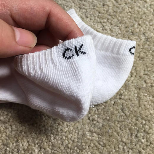 Calvin Klein/CK 低帮毛巾底男袜一卡5双 商品图3