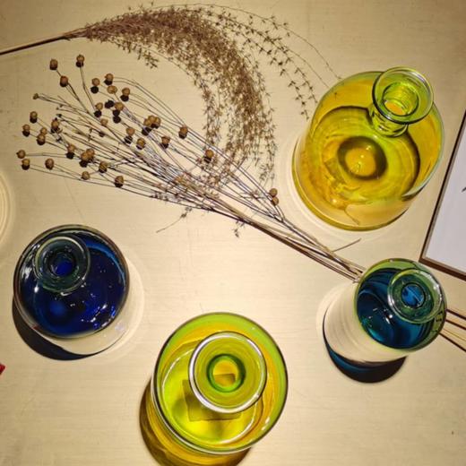YAANG life 乐杨设计上下双色玻璃花瓶干花瓶 商品图10