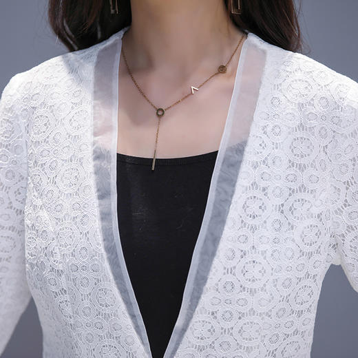 WZNH- YZCC387拉链口袋长袖显瘦修身潮流简约个性短外套 商品图2