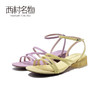 西村名物春夏新品条带仙女风凉鞋X20BG22921 商品缩略图0