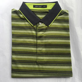 Marco Azzali 荧光绿全棉POLO衫 T3411700
