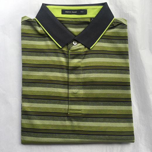 Marco Azzali 荧光绿全棉POLO衫 T3411700 商品图0